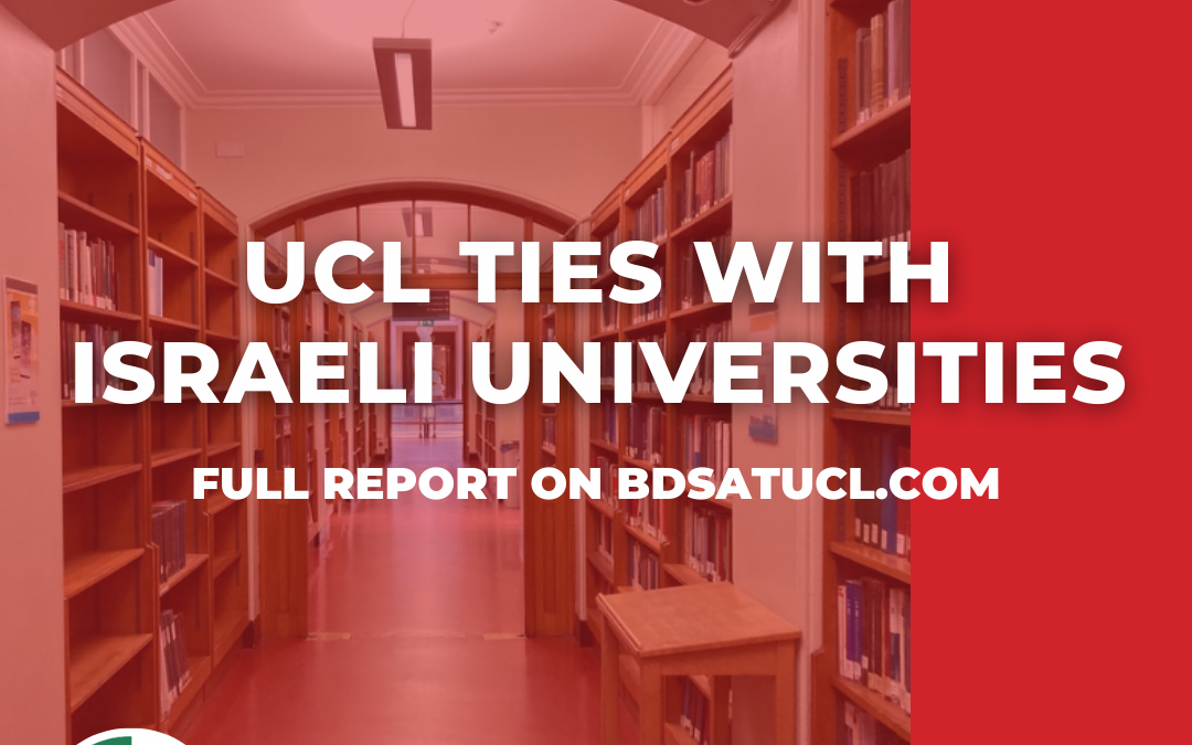 UCL Ties with Israeli universities