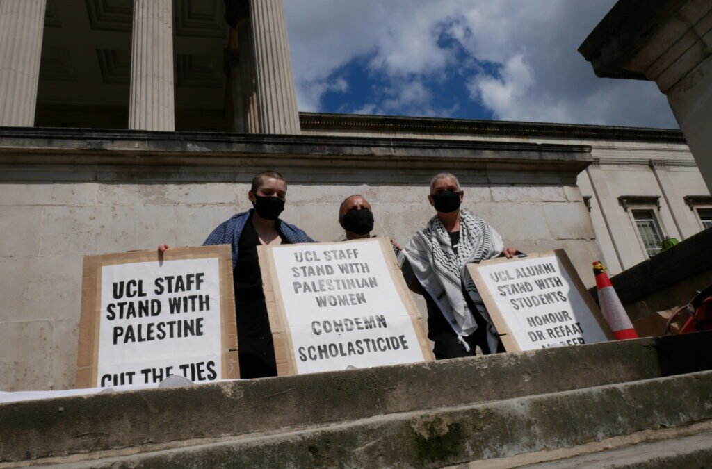 UCL staff and alumna shave their heads in solidarity